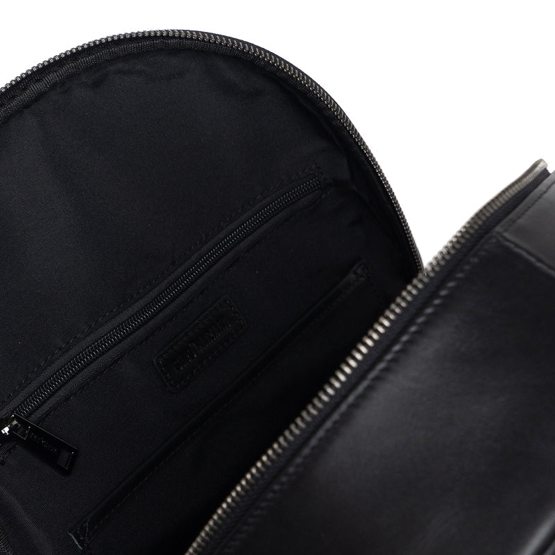 Backpack Tas Ransel Kulit Pria Gino Mariani Alwine Black
