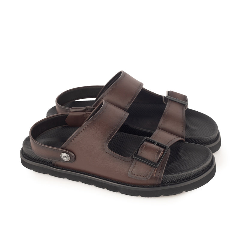 Sandal Kulit Pria Gino Mariani Jasper Brown