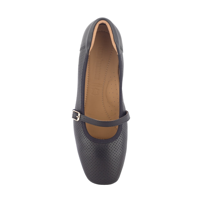 Sepatu Flat Wanita Gino Mariani Glowen Black