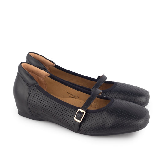 Sepatu Flat Wanita Gino Mariani Glowen Black