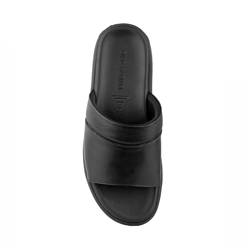 Sandal Kulit Pria Gino Mariani Ilton Black