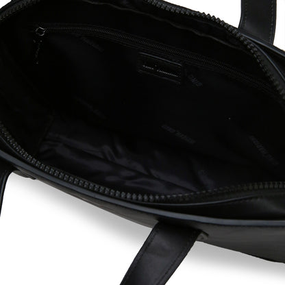 Tas Briefcase Leather Bag Gino Mariani Livio Black