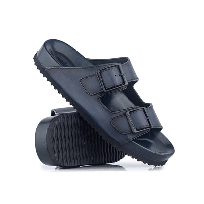 Sandal Kulit Pria Gino Mariani Hayes Navy