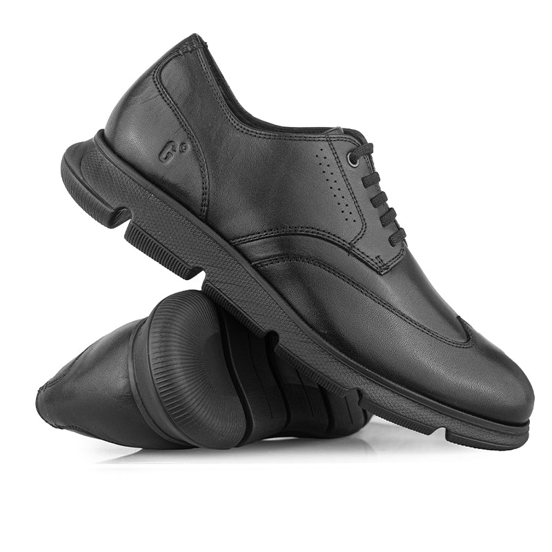 Sepatu Casual Formal Pria Gino Mariani Zenom 2 Black