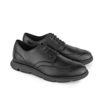 Sepatu Casual Formal Pria Gino Mariani Zenom 2 Black