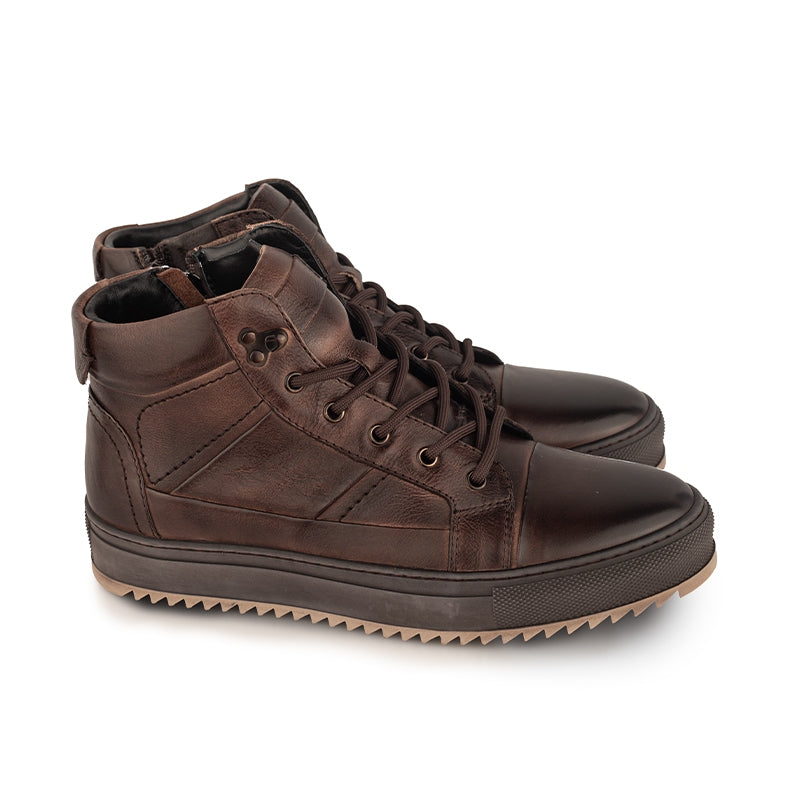 Sepatu Casual Boot Pria Gino Mariani Herbert 2 Coffee