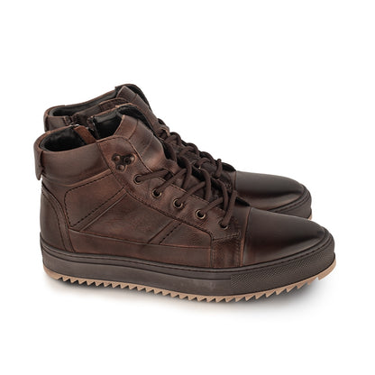 Sepatu Casual Boot Pria Gino Mariani Herbert 2 Coffee