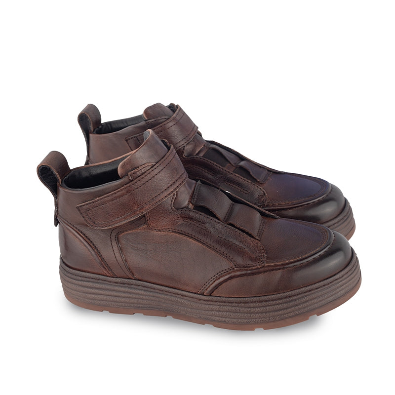 Sepatu Pria Boots Casual Gino Mariani Kenzo Coffee