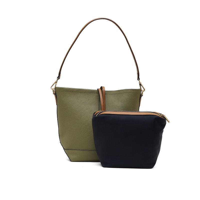 Tas Wanita Bucket Bag Gino Mariani Bruna Green