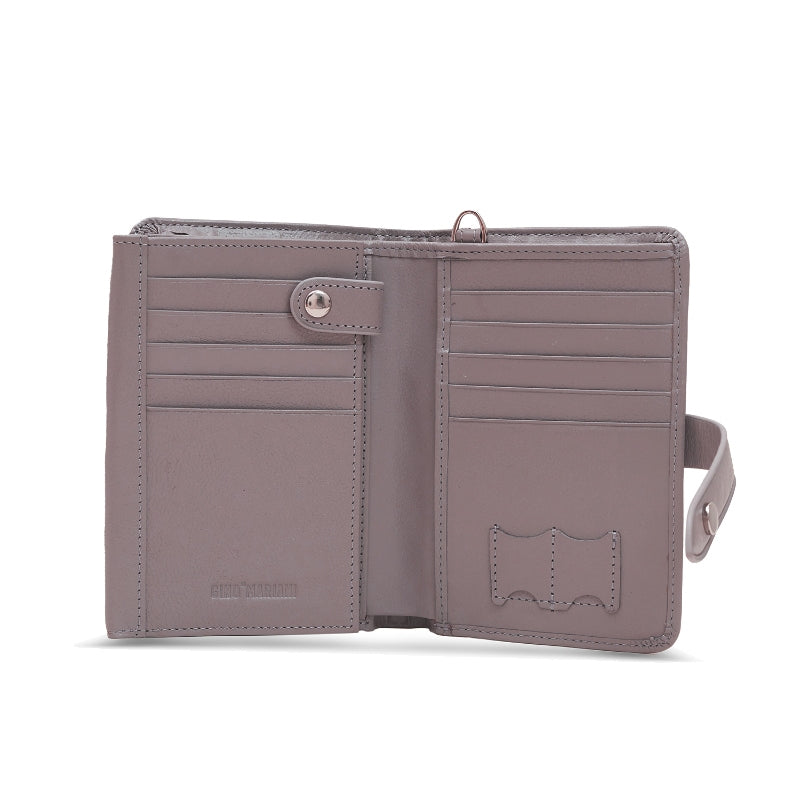 Dompet Kulit Wanita Gino Mariani Amora Taupe