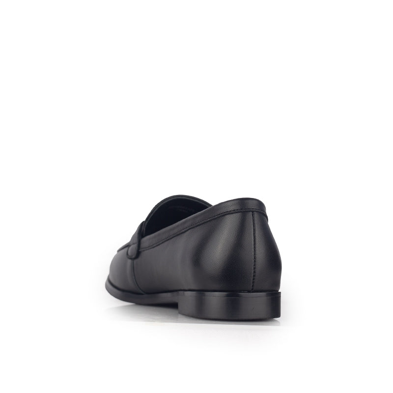 Sepatu Flat Casual Formal Loafer Moccasin Wanita Gino Mariani Fana Black