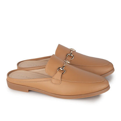 Sepatu Wanita Casual Loafer Gino Mariani Fiza Brown