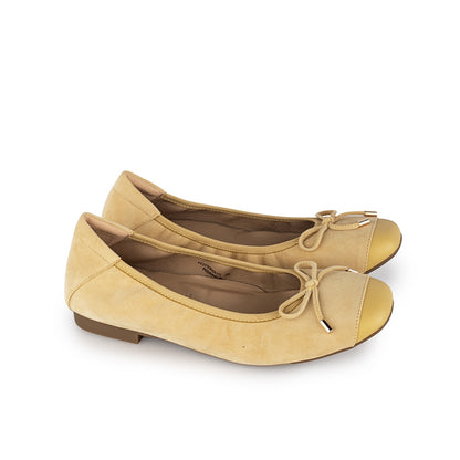 Sepatu Ballet Flats Wanita Gino Mariani Federica Mustard