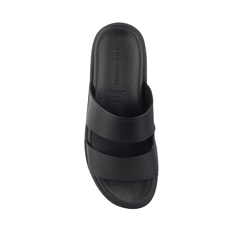 Sandal Kulit Pria Gino Mariani Issa Black