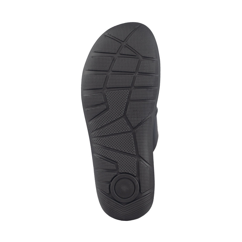 Sandal Kulit Pria Gino Mariani Issa Black