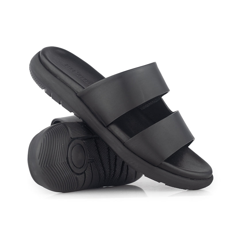 Sandal Kulit Pria Gino Mariani Issa Black