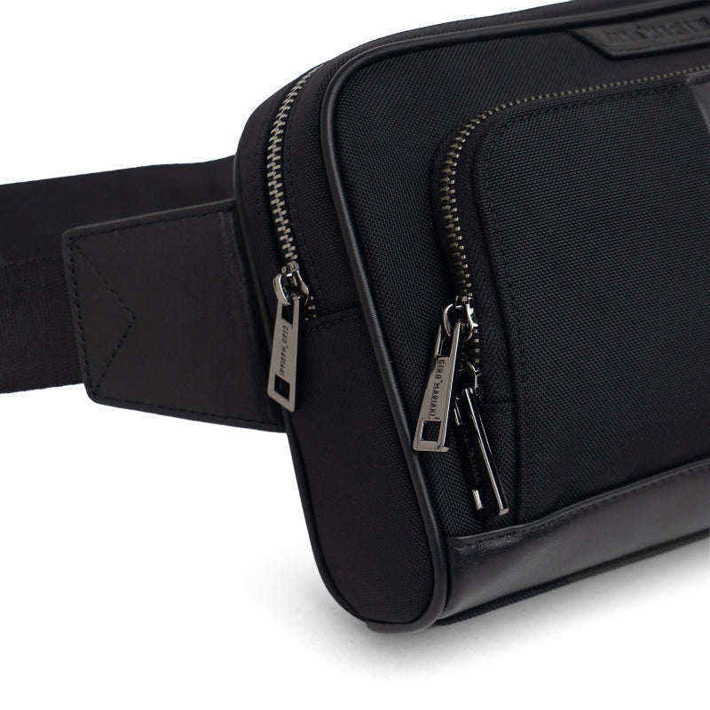 Tas Pinggang Pria Gino Mariani Alton Black