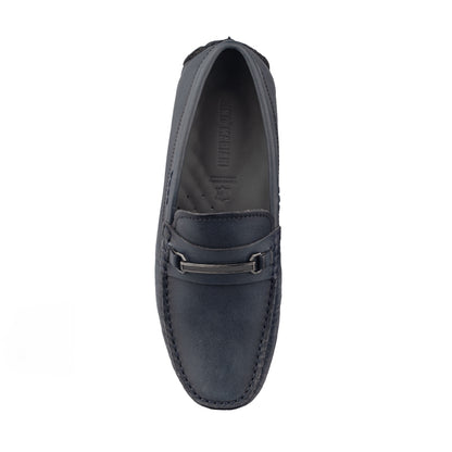 Sepatu Casual Pria Loafer Moccasin Gino Mariani Bartoli 10 Navy