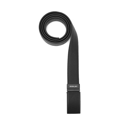 Gino Mariani Elgar Buckle Belt Kulit Pria Black/Coffee