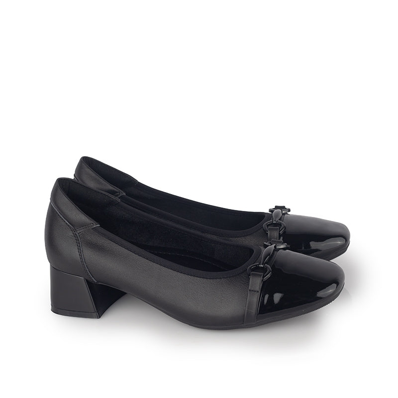 Sepatu Pantofel Formal Wanita Gino Mariani Fuji Black