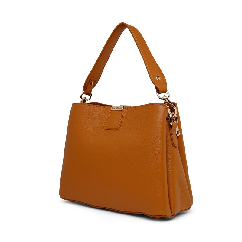 Tas Wanita Top Handle Bag Gino Mariani Bonita Tea Brown
