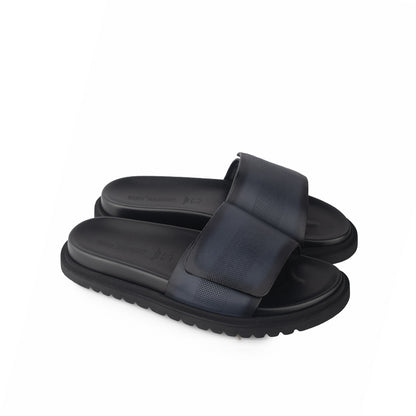 Sandal Kulit Pria Gino Mariani Kairos Navy