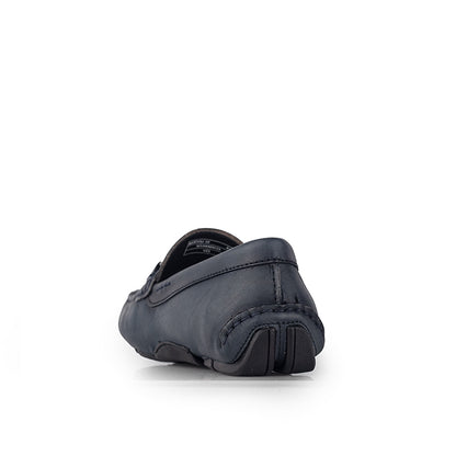 Sepatu Casual Pria Loafer Moccasin Gino Mariani Bartoli 10 Navy