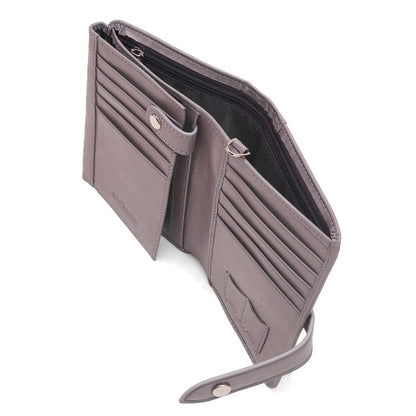 Dompet Kulit Wanita Gino Mariani Amora Taupe