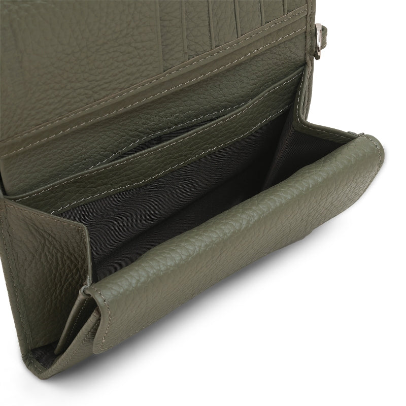 Dompet Kulit Wanita Gino Mariani Avena Green