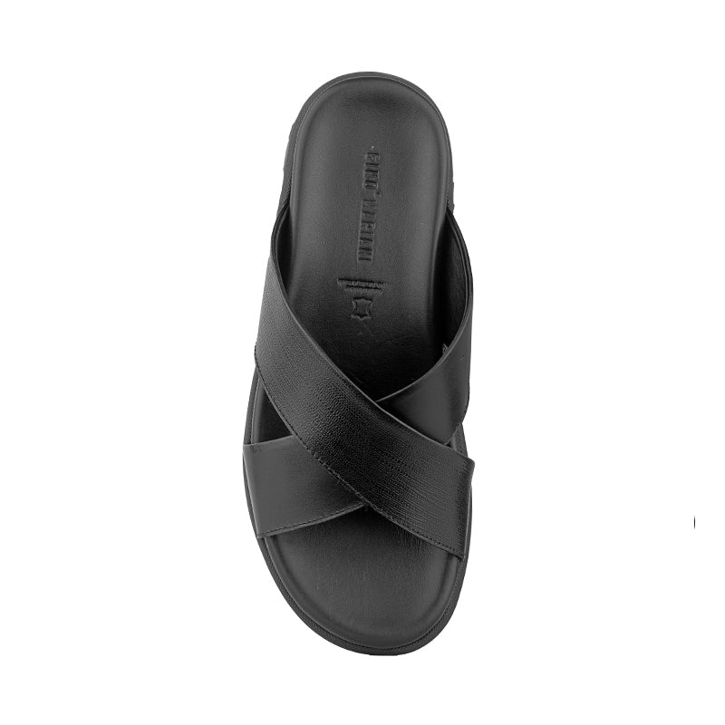 Sandal Kulit Pria Gino Mariani Ives Black