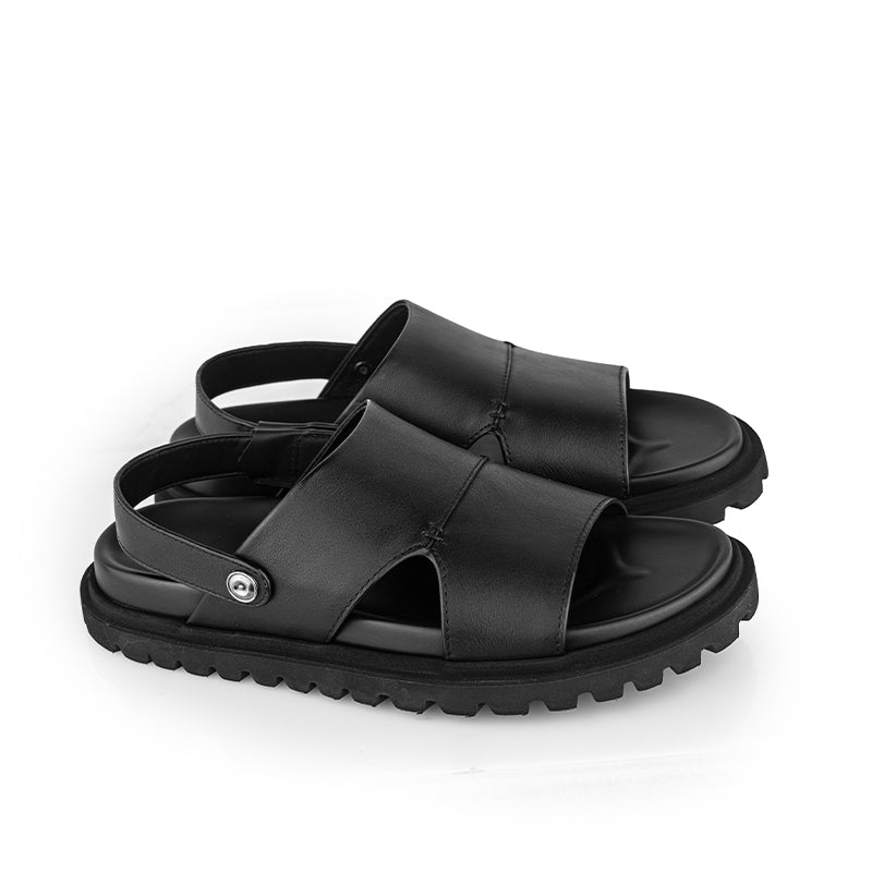 Sandal Kulit Pria Gino Mariani Joel Black