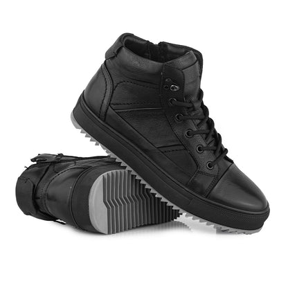 Sepatu Casual Boot Pria Gino Mariani Herbert 2 Black