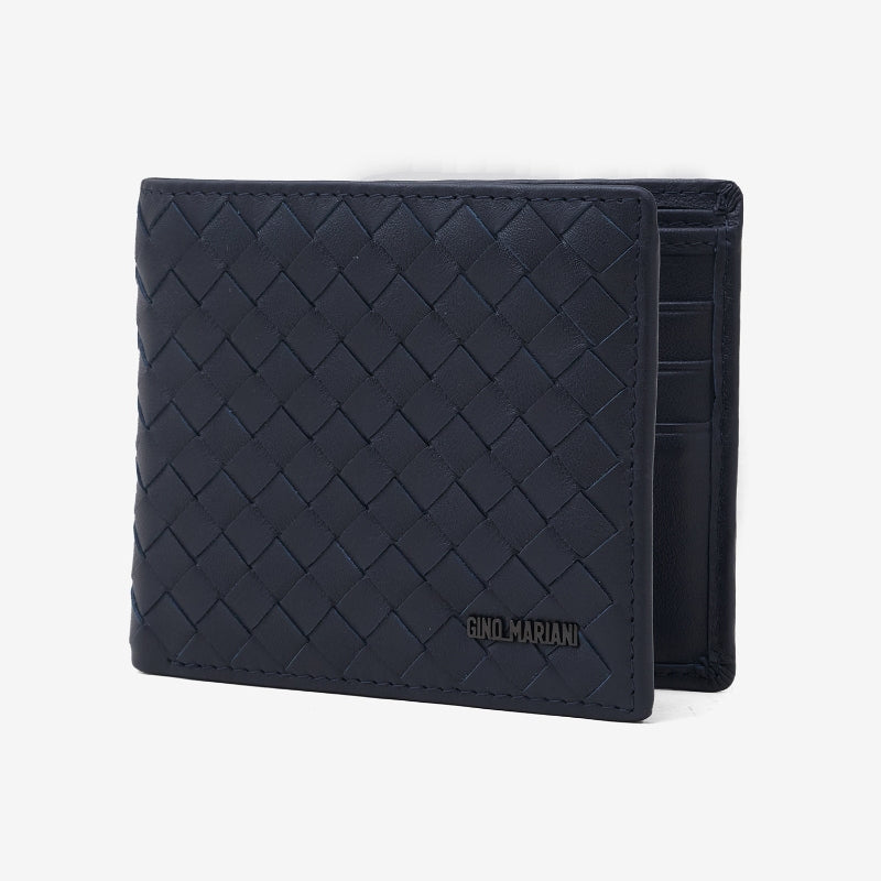 Dompet Kulit Pria Gino Mariani Kenji Navy