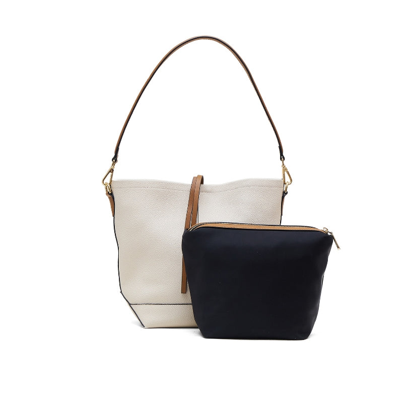 Tas Wanita Bucket Bag Gino Mariani Bruna Off White