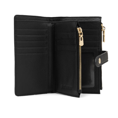 Dompet Panjang Wanita Gino Mariani Long Wallet Aura Black