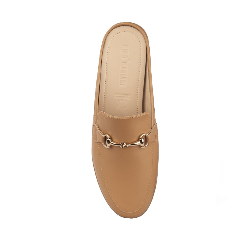 Sepatu Wanita Casual Loafer Gino Mariani Fiza Brown