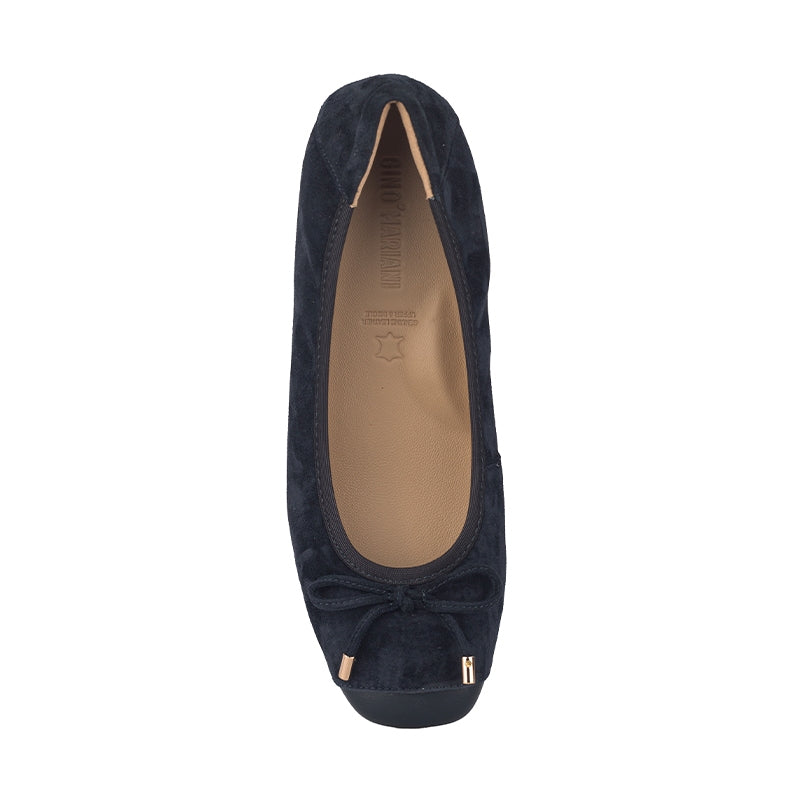 Sepatu Ballet Flats Wanita Gino Mariani Federica Navy