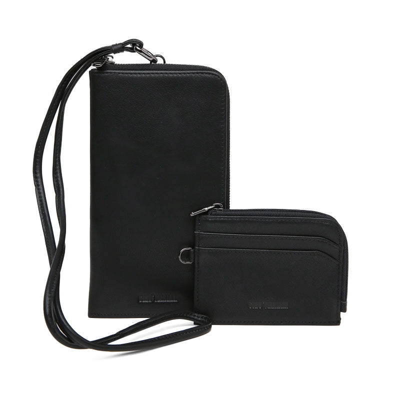 Pouch Kulit Pria Gino Mariani Liam Black