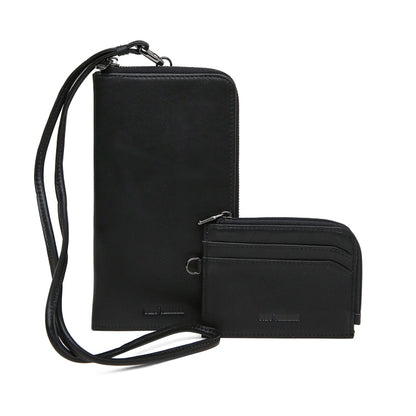 Pouch Kulit Pria Gino Mariani Liam Black