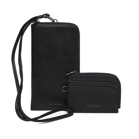 Pouch Kulit Pria Gino Mariani Liam Black
