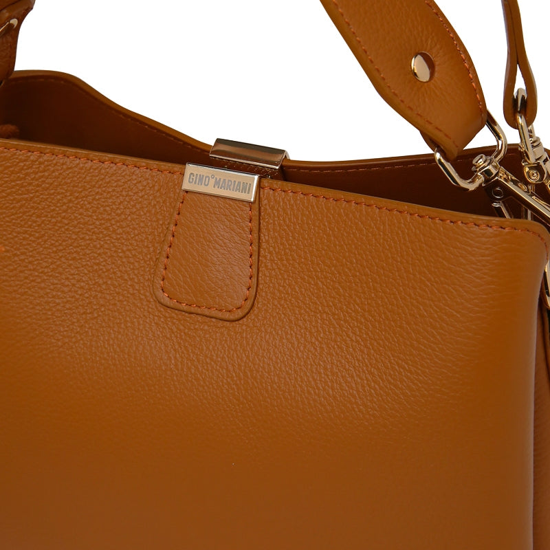Tas Wanita Top Handle Bag Gino Mariani Bonita Tea Brown