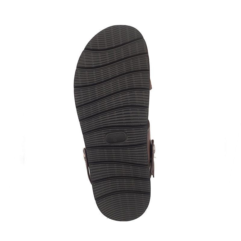 Sandal Kulit Pria Gino Mariani Jasper Brown