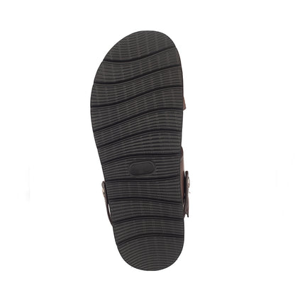 Sandal Kulit Pria Gino Mariani Jasper Brown