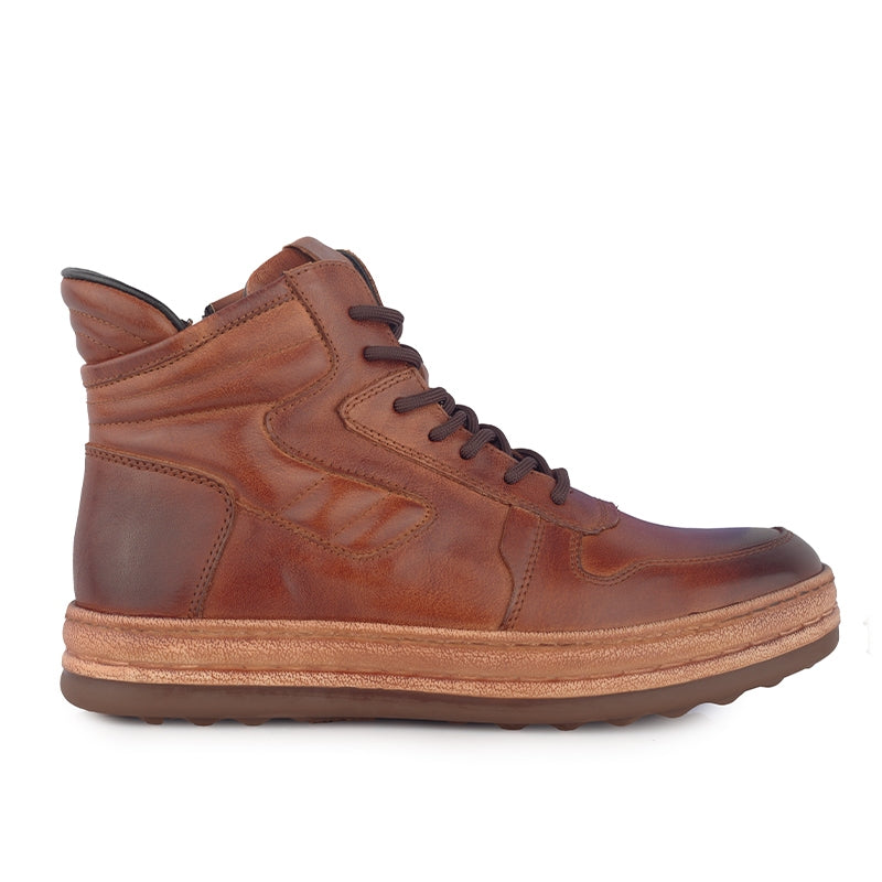 Sepatu Pria Boots Casual Gino Mariani Jacob 1 Light Brown