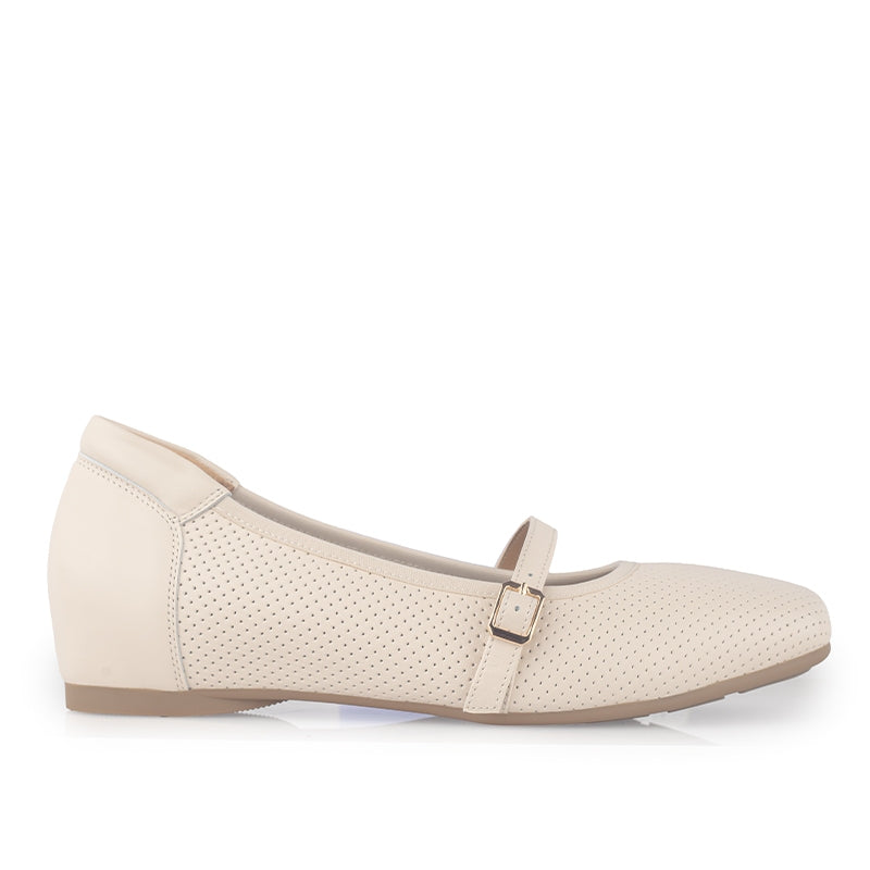 Sepatu Flat Wanita Gino Mariani Glowen Off White