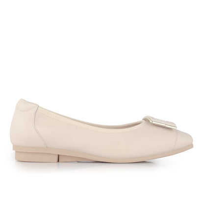 Sepatu Flat Wanita Gino Mariani Glarisa Off White