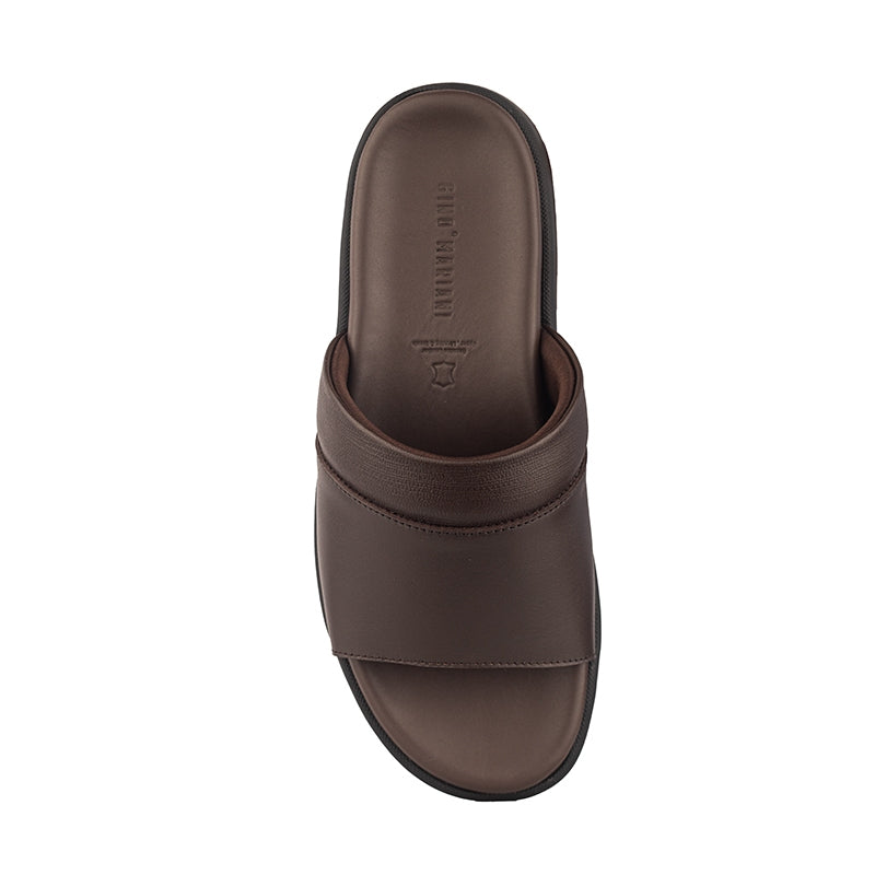 Sandal Kulit Pria Gino Mariani Ilton Brown