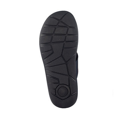 Sandal Kulit Pria Gino Mariani Ives Navy