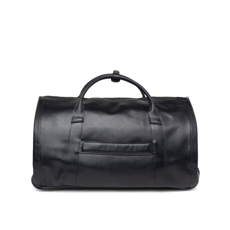 Tas Kulit Travel Duffle Bag Gino Mariani Adamo Black