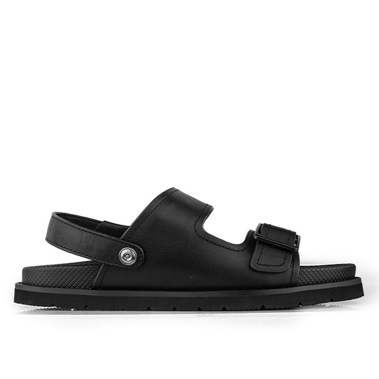 Sandal Kulit Pria Gino Mariani Jasper Black